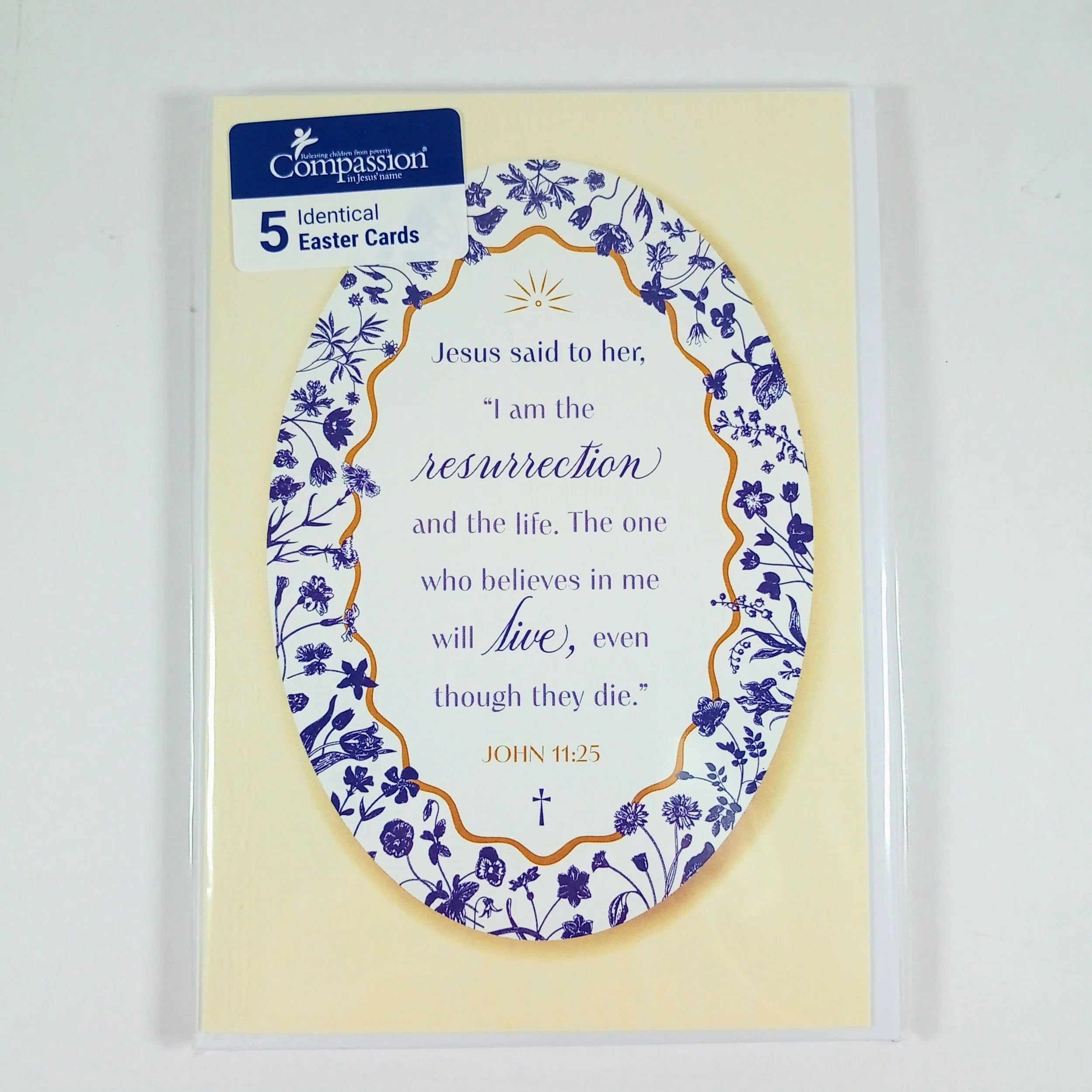 Compassion Easter Cards 5 pack Jesus said to her...