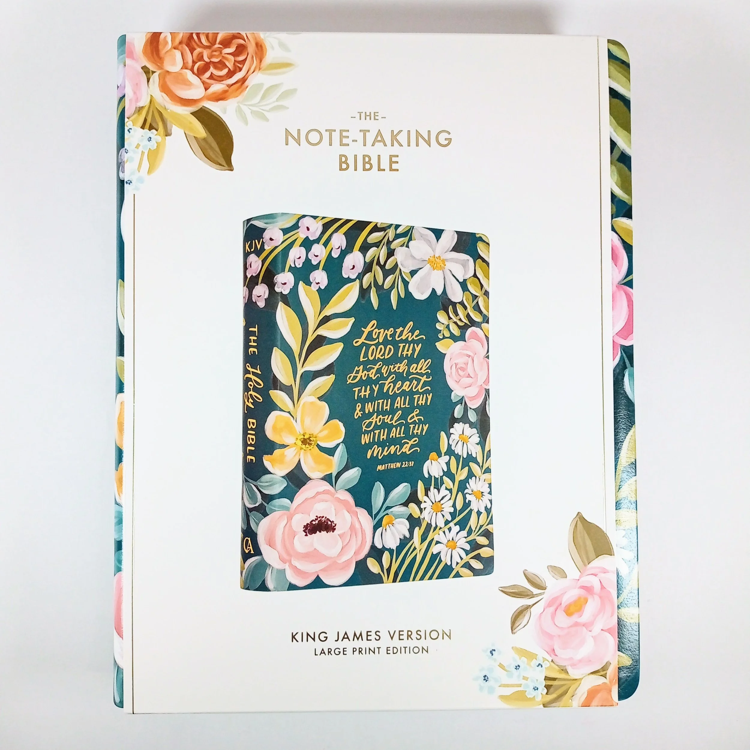 KJV Note-Taking Bible Floral Large Print Edition