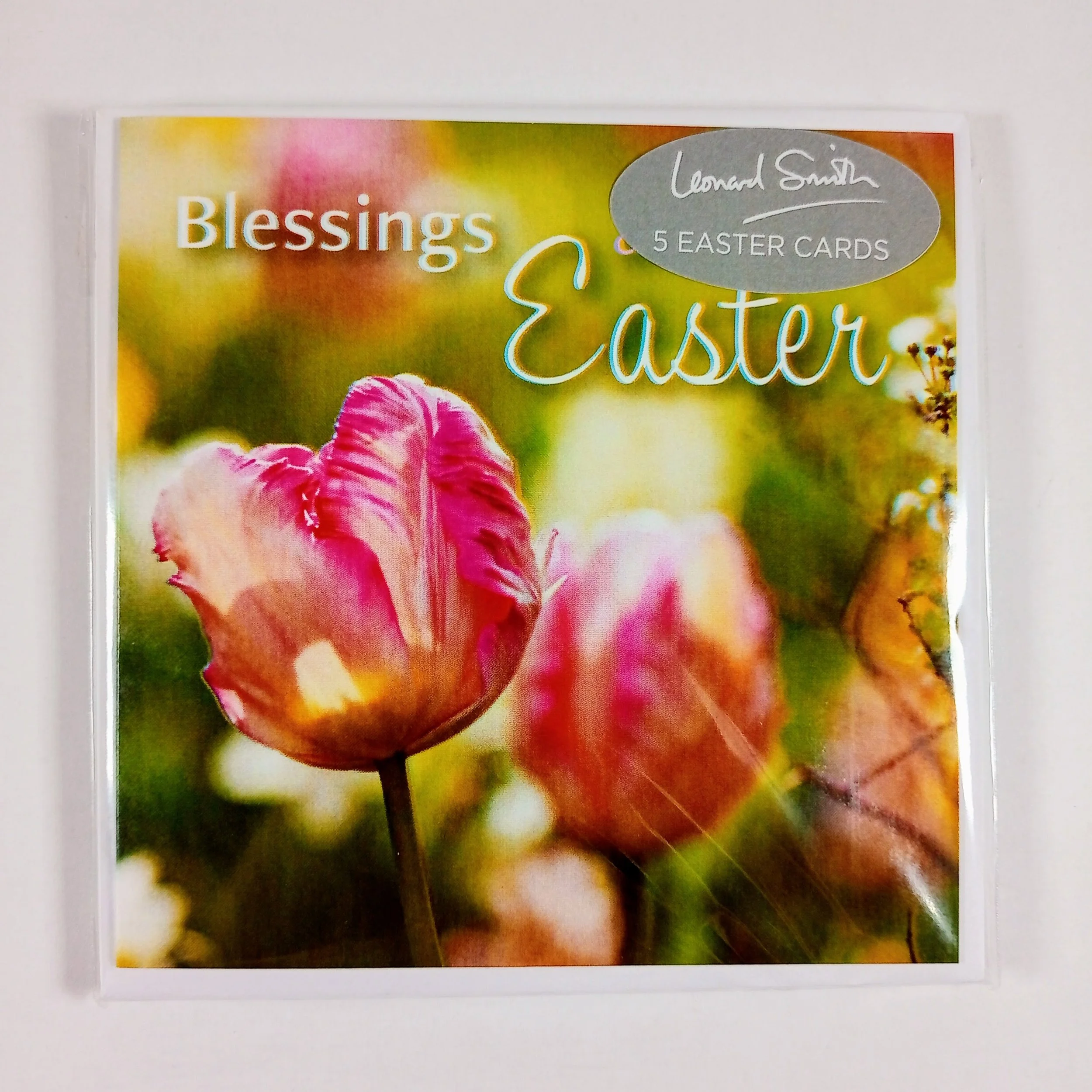 Easter Card 5 pack Tulips