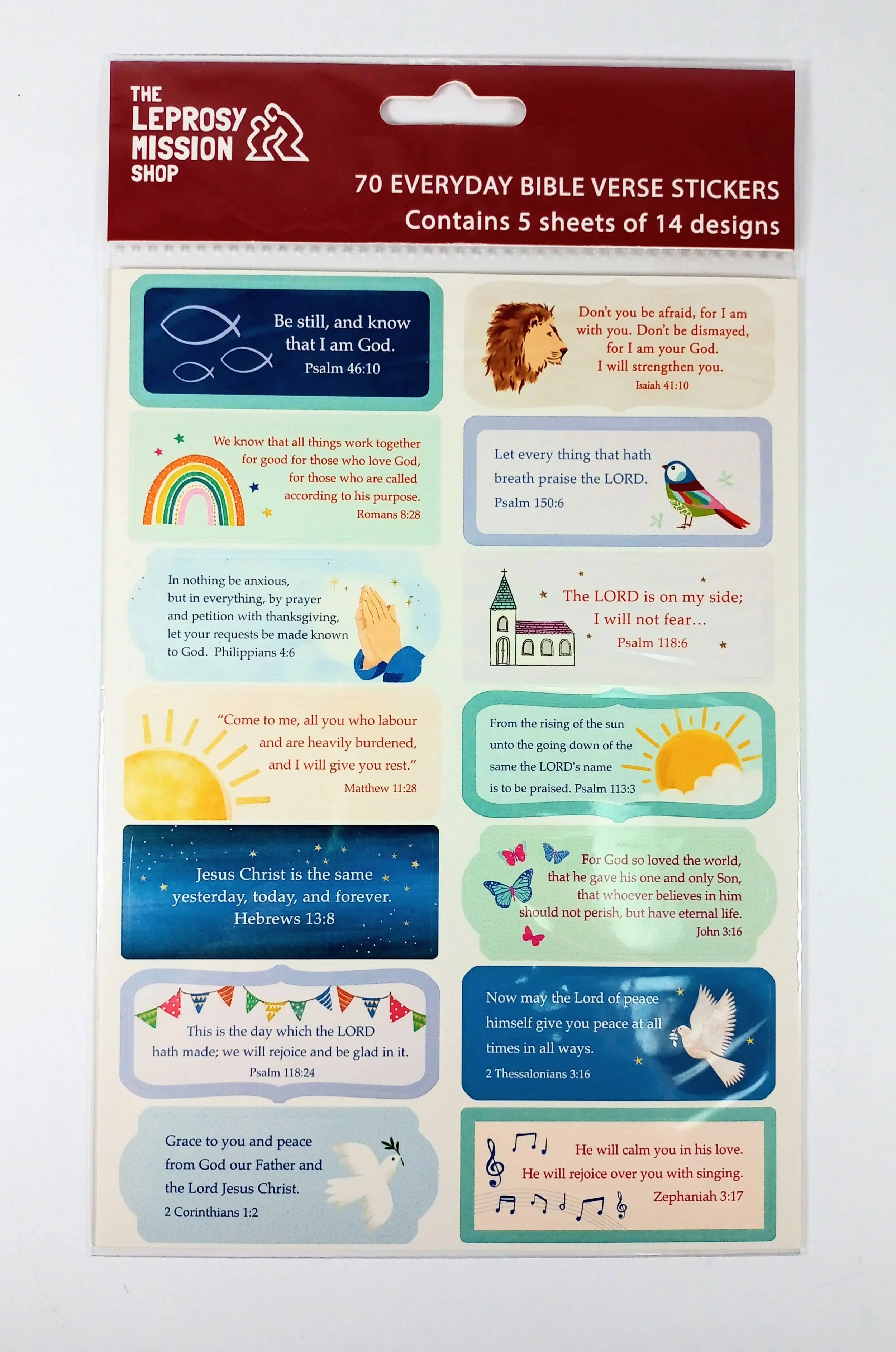 70 Everyday Bible Verse Stickers