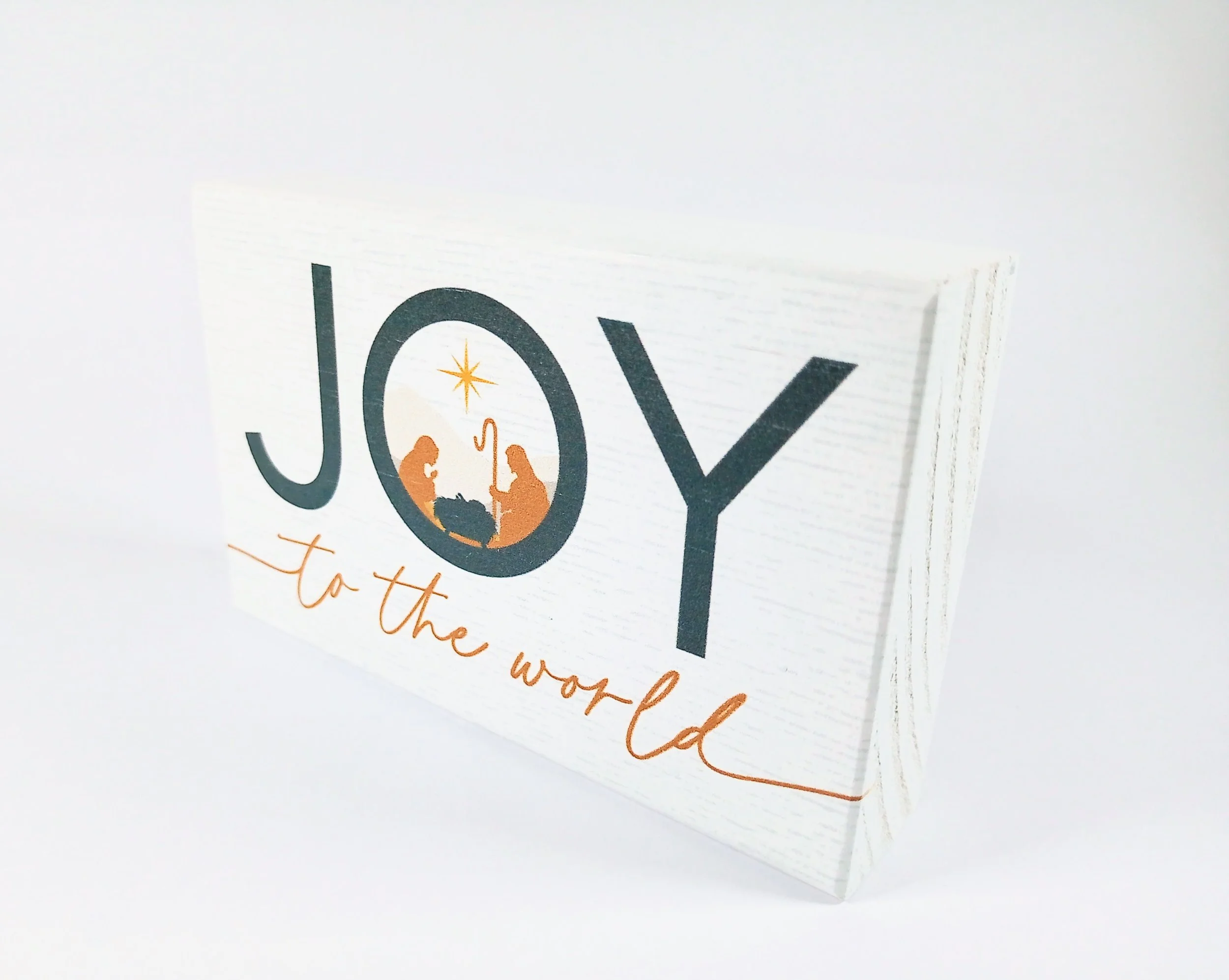 Plaque - Block Joy to the World