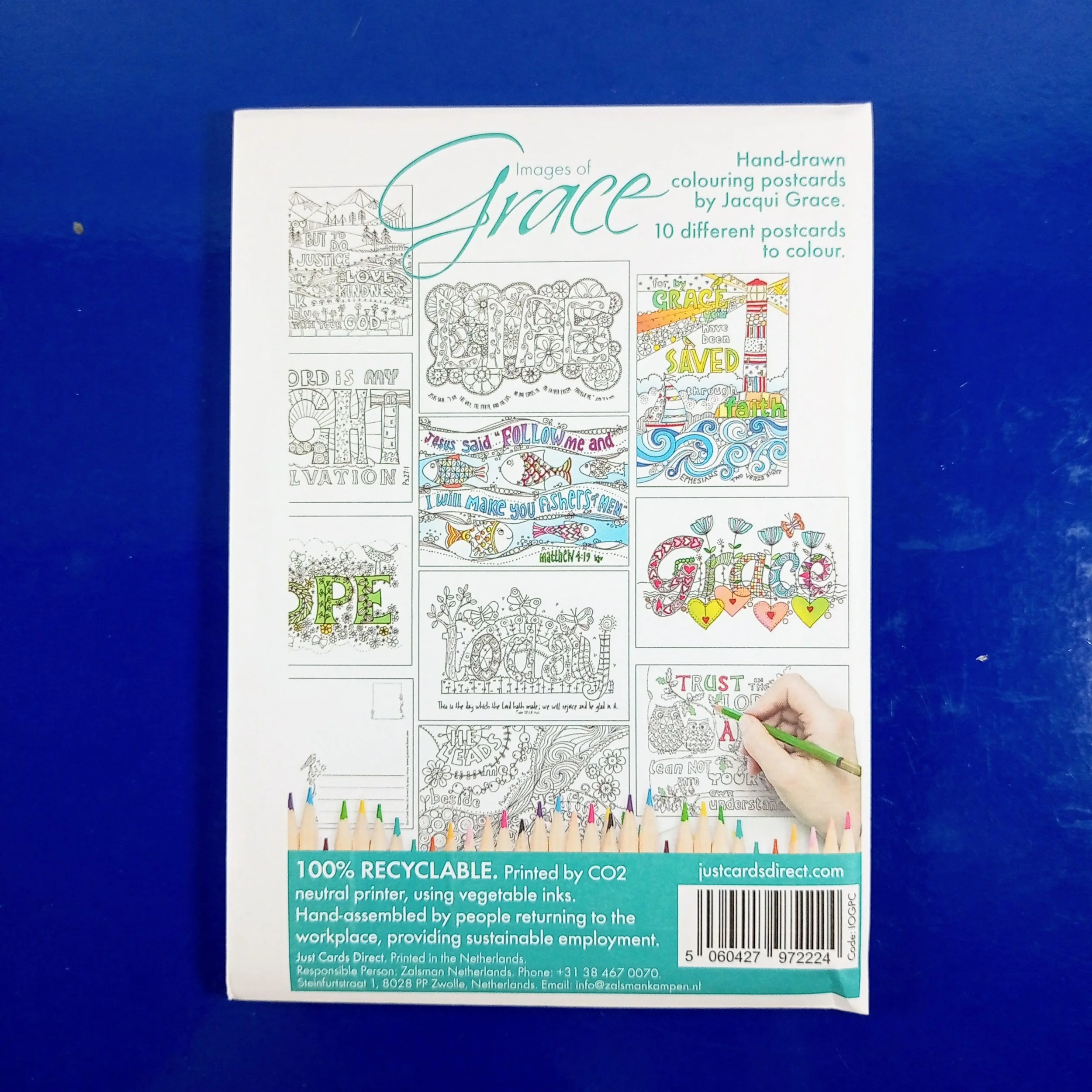 10 Images of Grace Colouring Hope Postcards