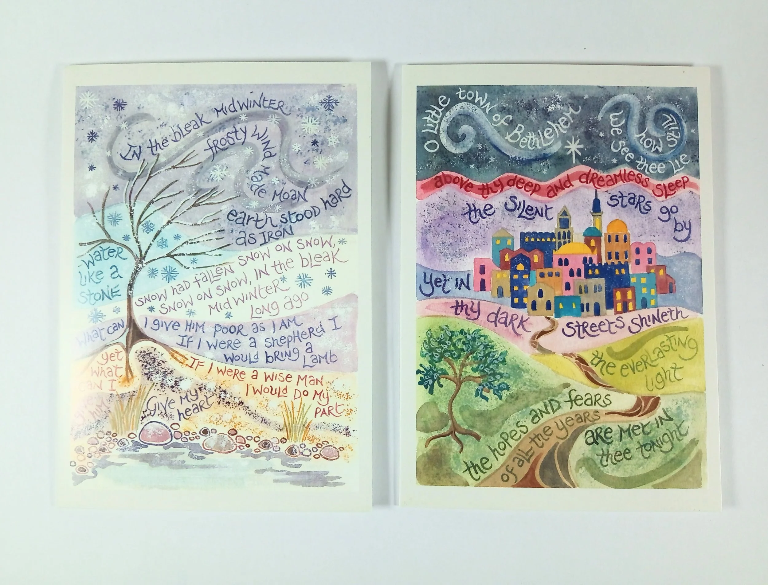 Hannah Dunnett In The Bleak and O Little Town pack of 10 Cards