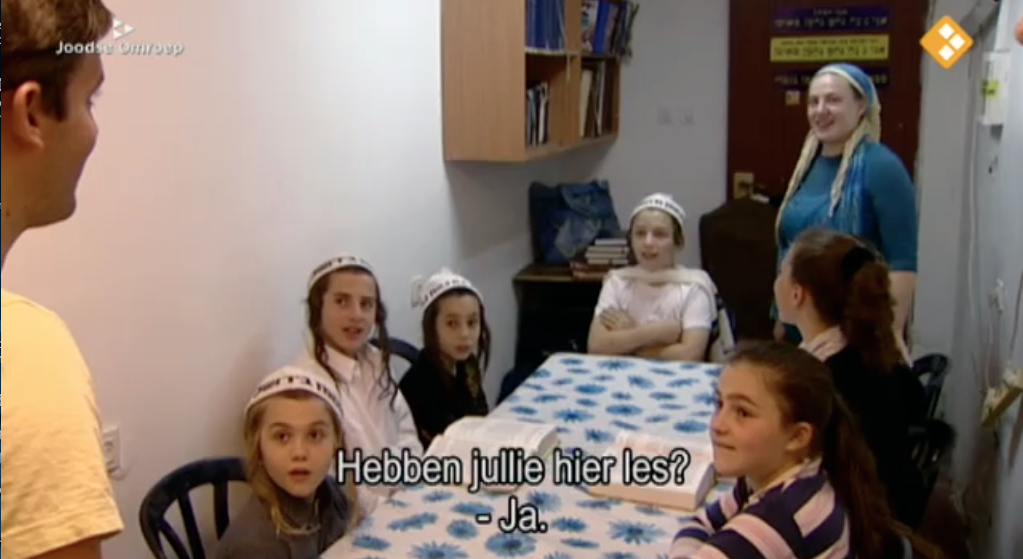 Dutch T.V. in Tiberiade home, 2011