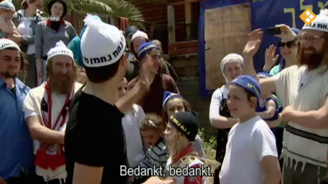 Dutch T.V. in Tiberiade home, 2011
