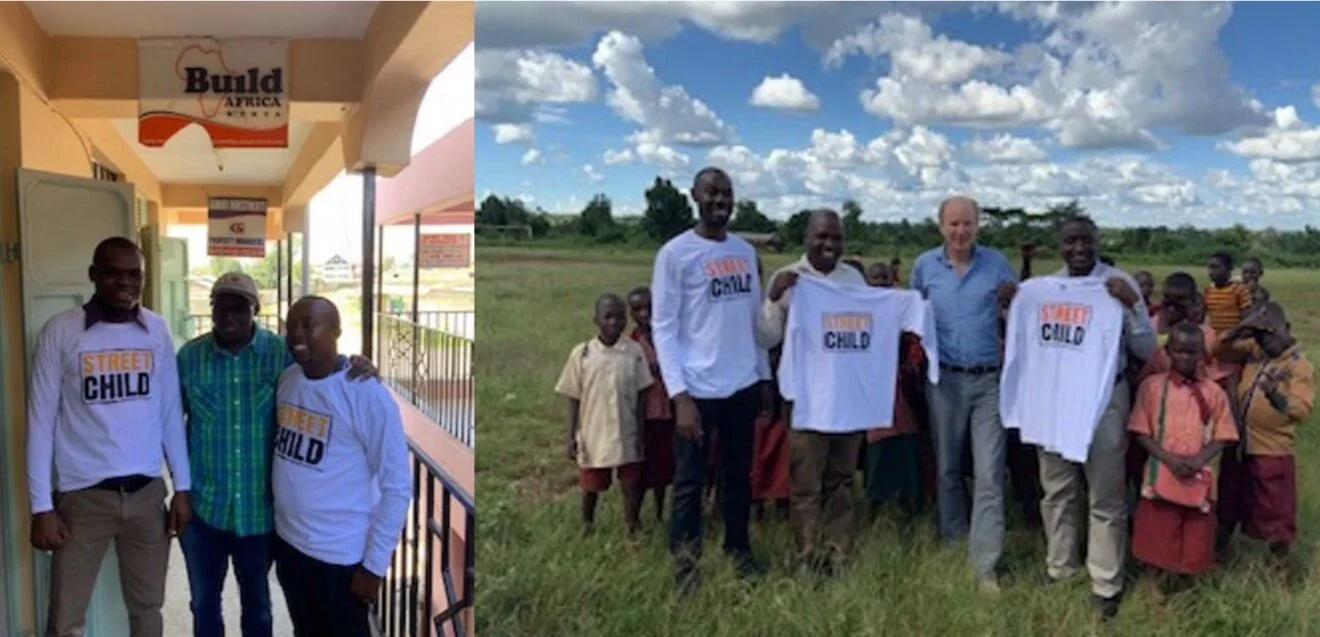 Tom Dannatt, Street Child CEO and Founder, welcoming Build Africa Kenya (left) and Build Africa Uganda (right) leadership teams into Street Child!