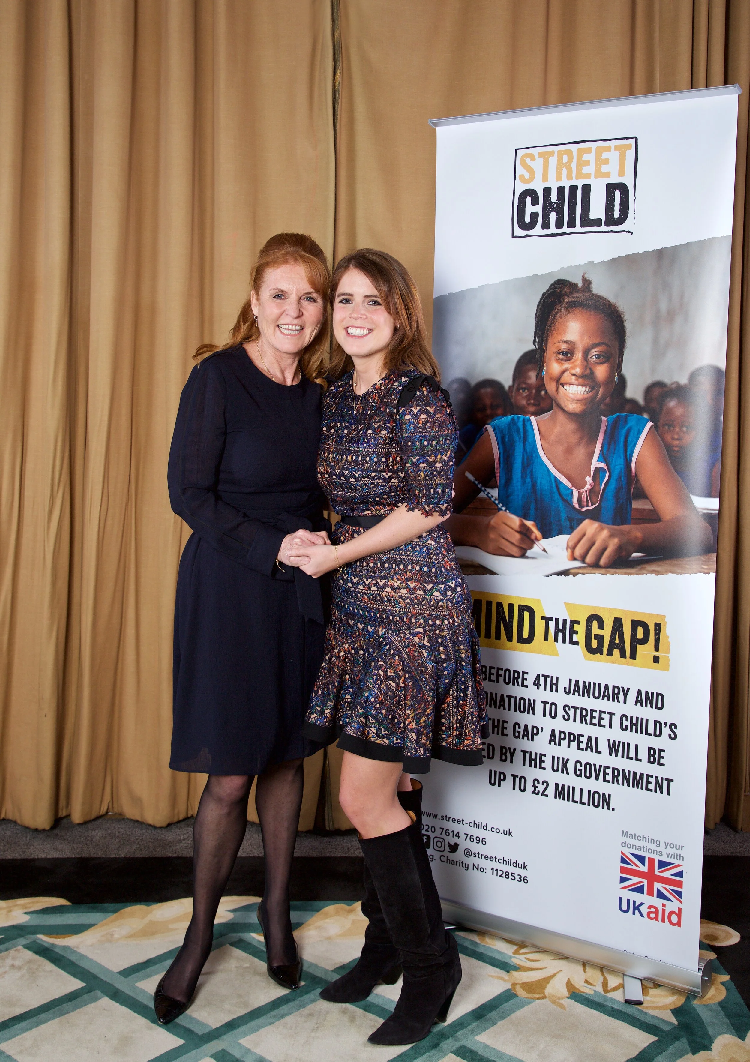 Street Child Founder Patron, Sarah, Duchess of York attended the event with her youngest daughter, HRH Princess Eugenie, and chaired the panel discussion.