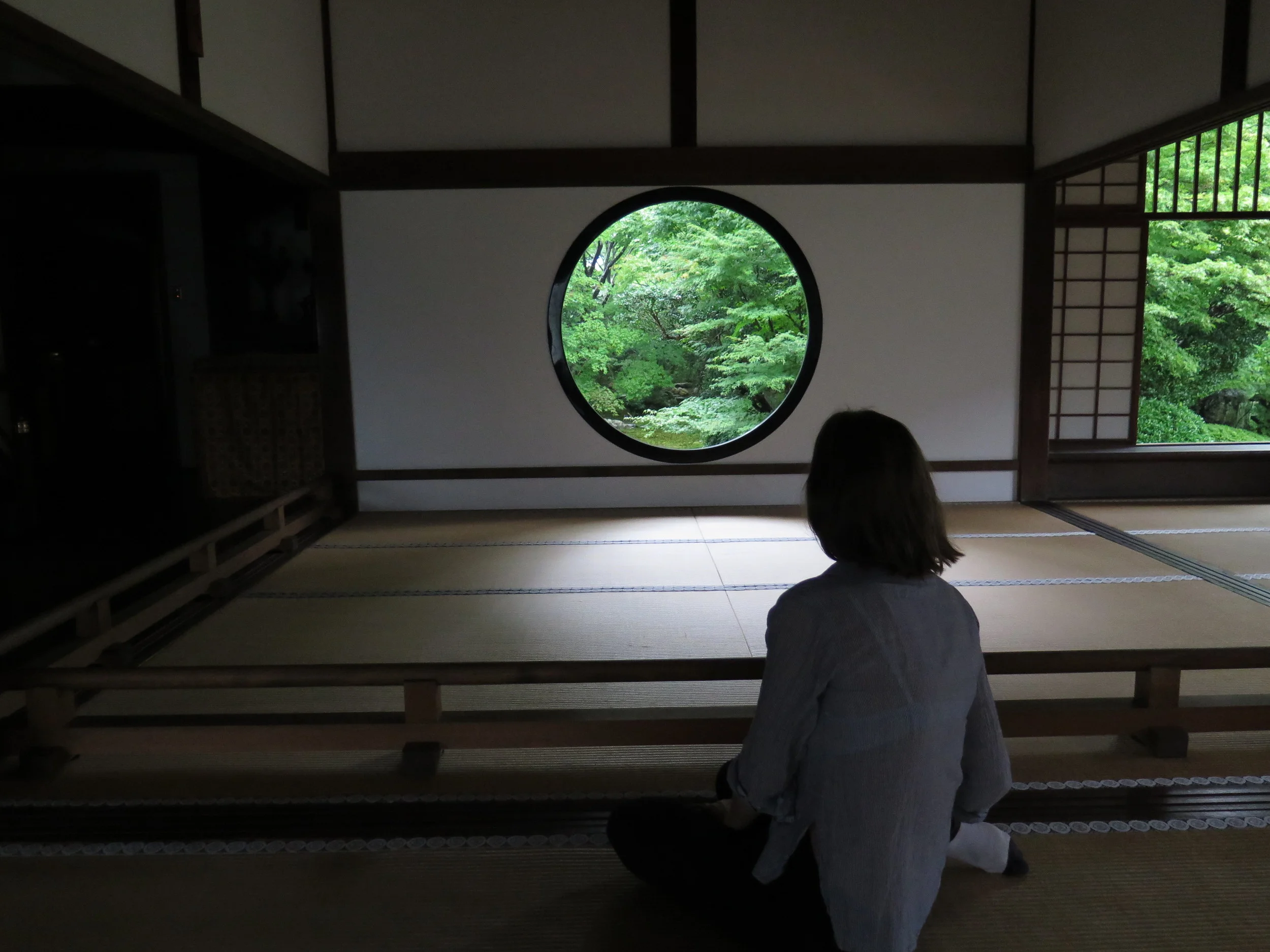 Sophie at Genko-an temple in Kyoto