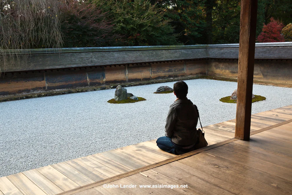 The platform of Ryoan-ji temple, Kyoto
