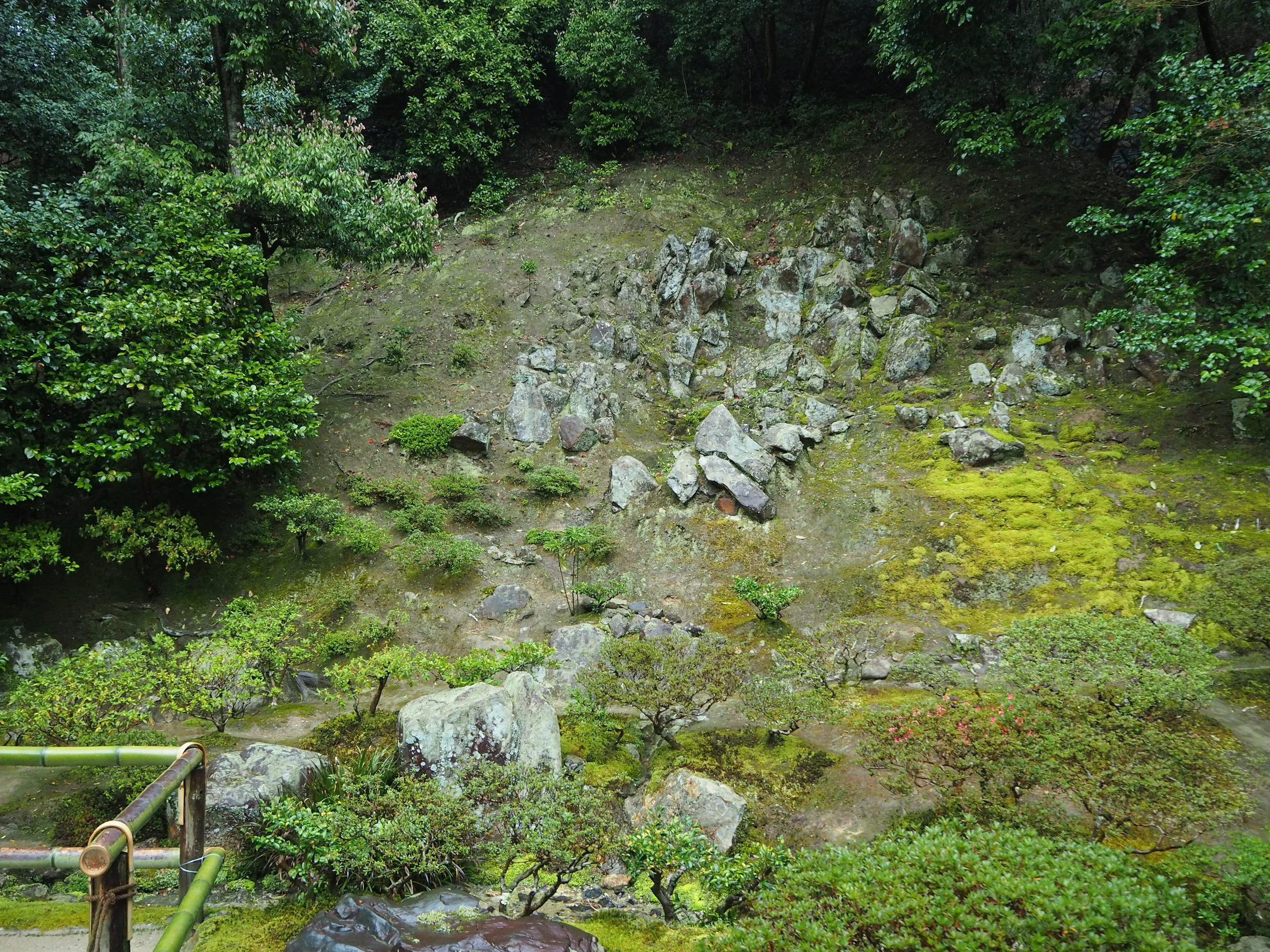 Dry waterfall at the Silver Pavilion Ginkaku-ji, Kyoto