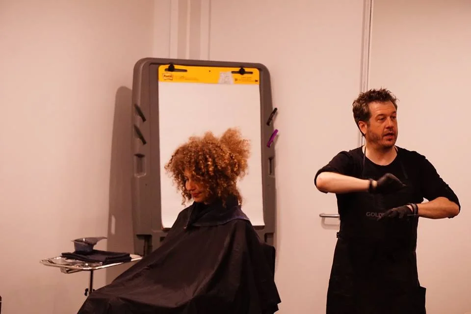 Patrick McIvor discusses the art of coloring curly hair. 