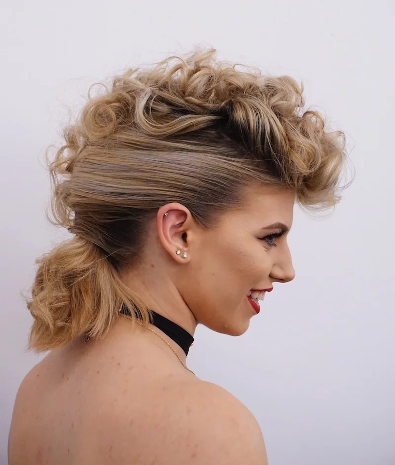 Closeup on some gorgeous hair texture 