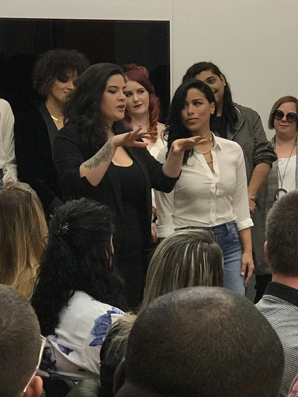 Explaining the creative process –– it is what hair stylists do!