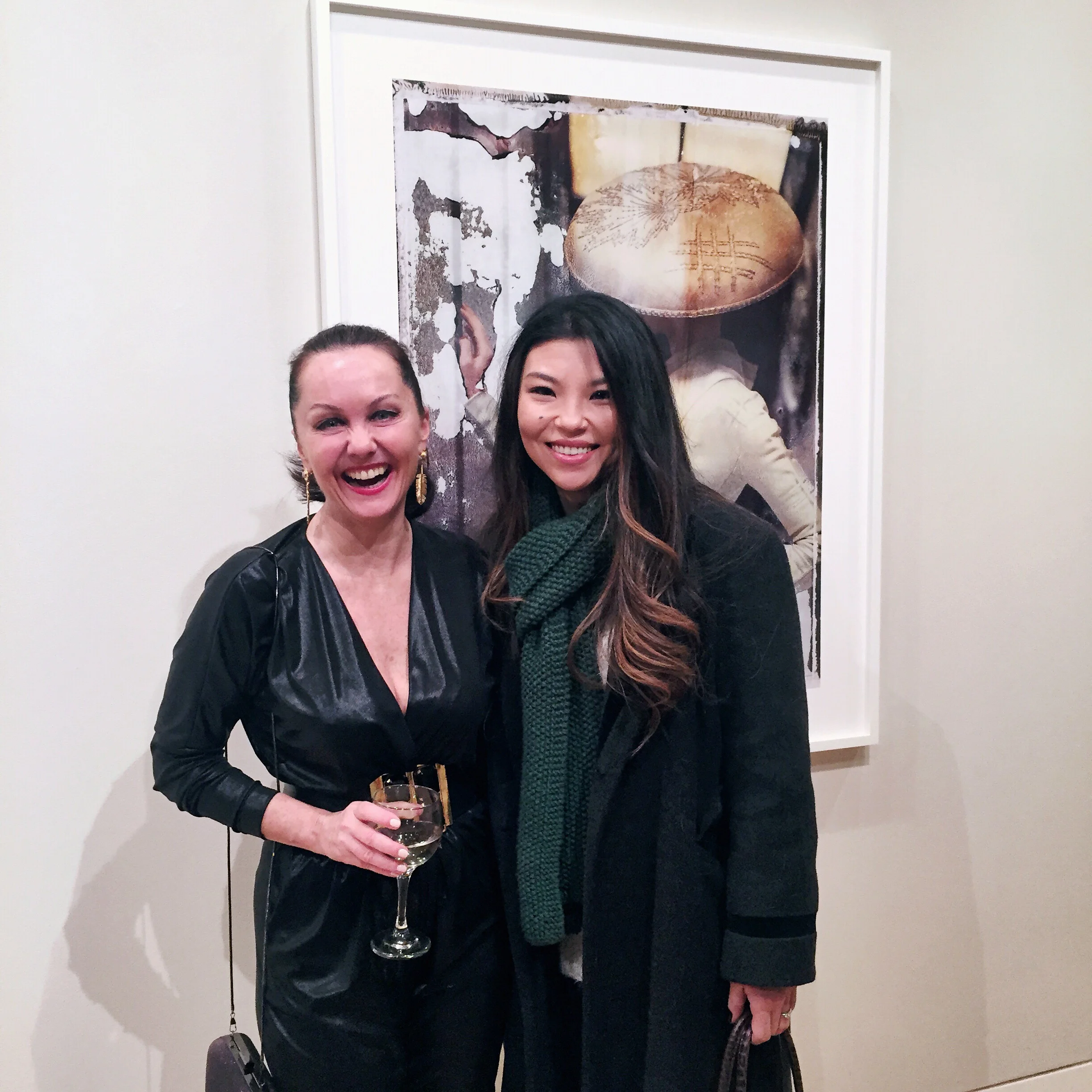 With the amazingly talented fashion photographer, Cathleen Naundorf at Edwynn Houk Gallery, New York City, NY.