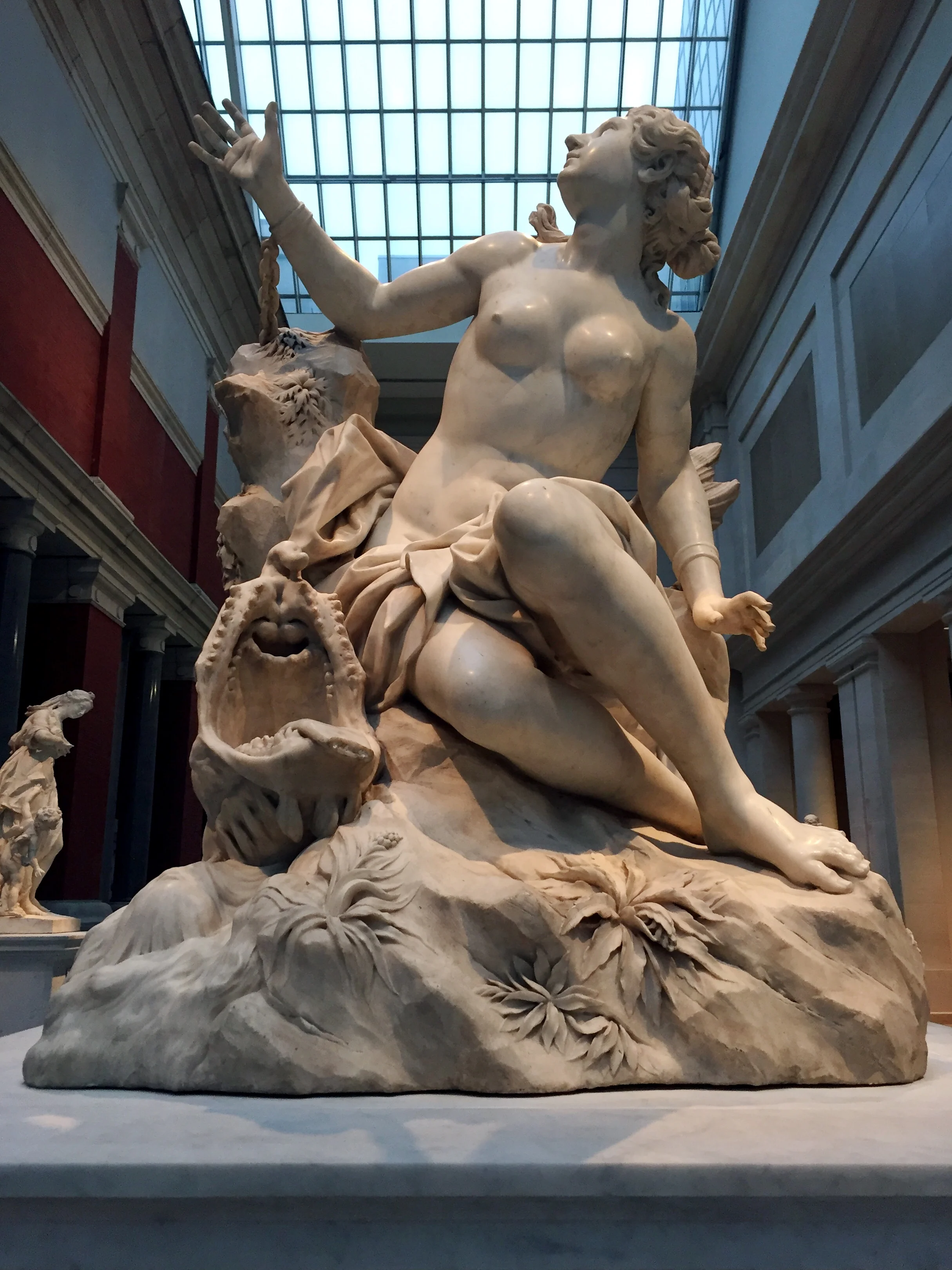 Andromeda and the Sea Monster . Domenico Guidi . (1625-1701) Italian (Rome), 1694. Marble.