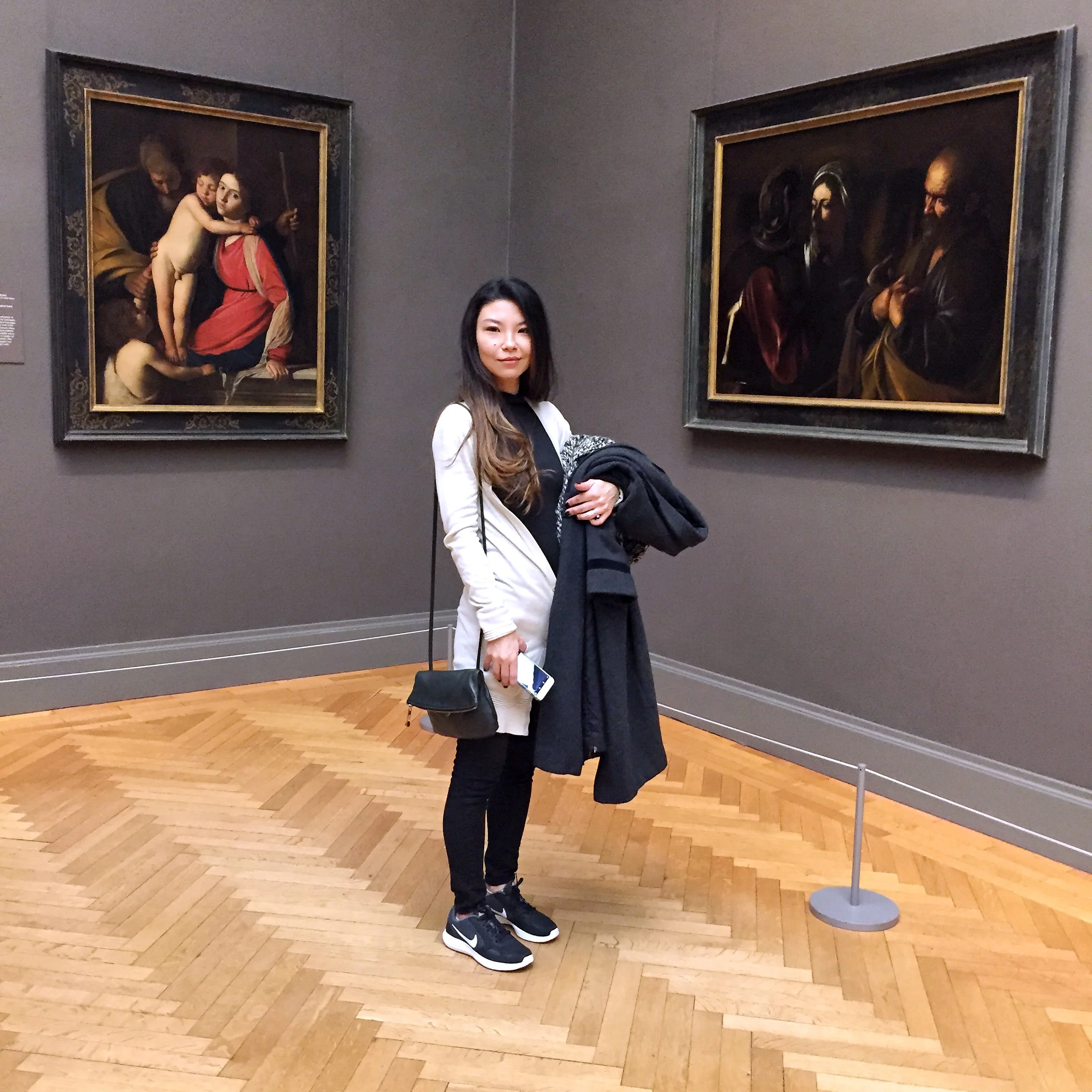 Ultimate favorite artist. Obligatory stop, Caravaggio's gallery, 621. With The Denial of Saint Peter , Caravaggio (Michelangelo Merisi) (Italian, Milan or Caravaggio 1571–1610 Porto Ercole), 1610 and The Holy Family with Saint John the Baptist (1603). Oil on canvas