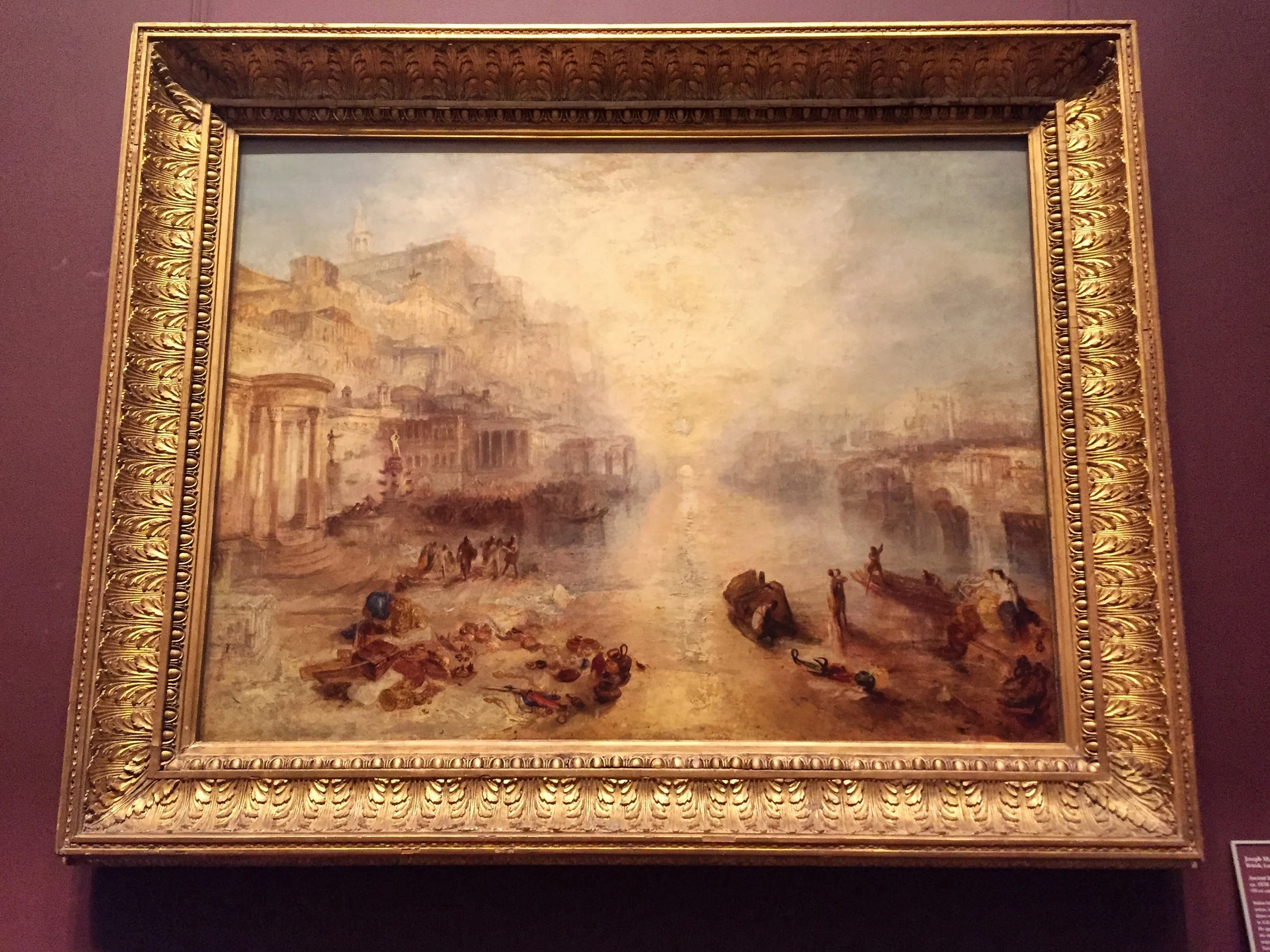 Ancient Italy Ovid Banished From Rome . Joseph Mallord William Turner . (British, London 1775–1851 London) 1838. Oil on canvas.