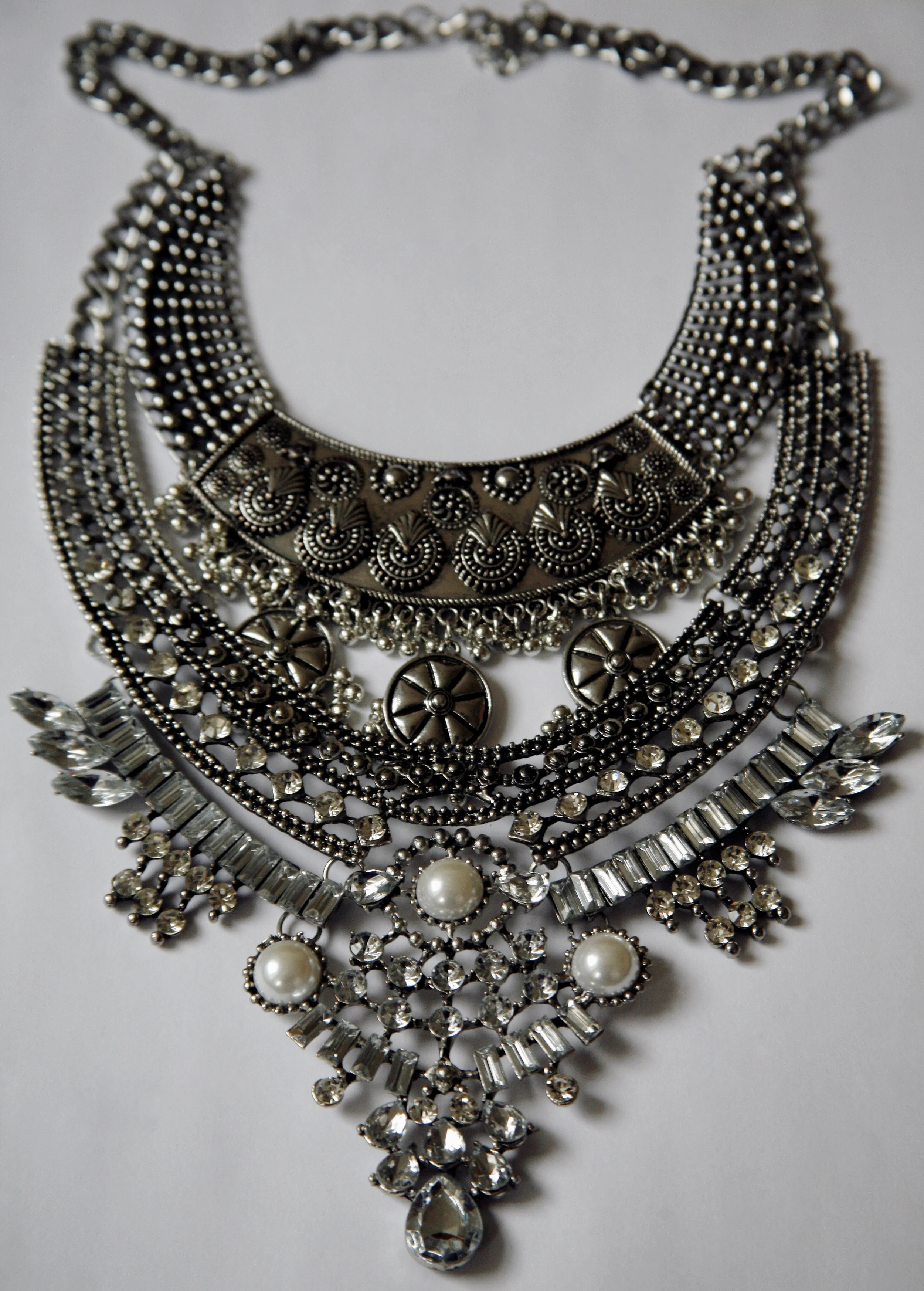 Gorgeous statement necklace from Mirina Collections .