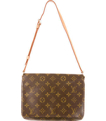  Louis Vuitton Brown Musette Tango Bag 