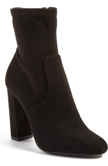 Steve Madden Black Ankle Boots