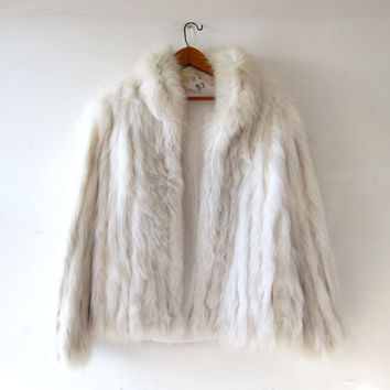 Saga Furs Silver Fox Coat