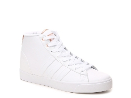 Women's adidas NEO Cloudfoam Daily QT High-Top Sneaker - - White