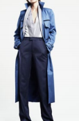 Karoline Lang Trench with Double Collar