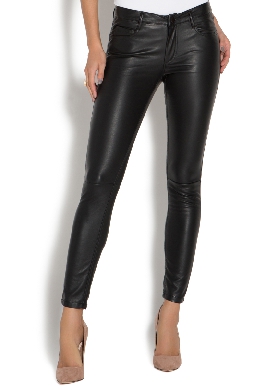 Shoe Dazzle Faux Leather Leggings