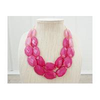 H&M PINK STATEMENT NECKLACE