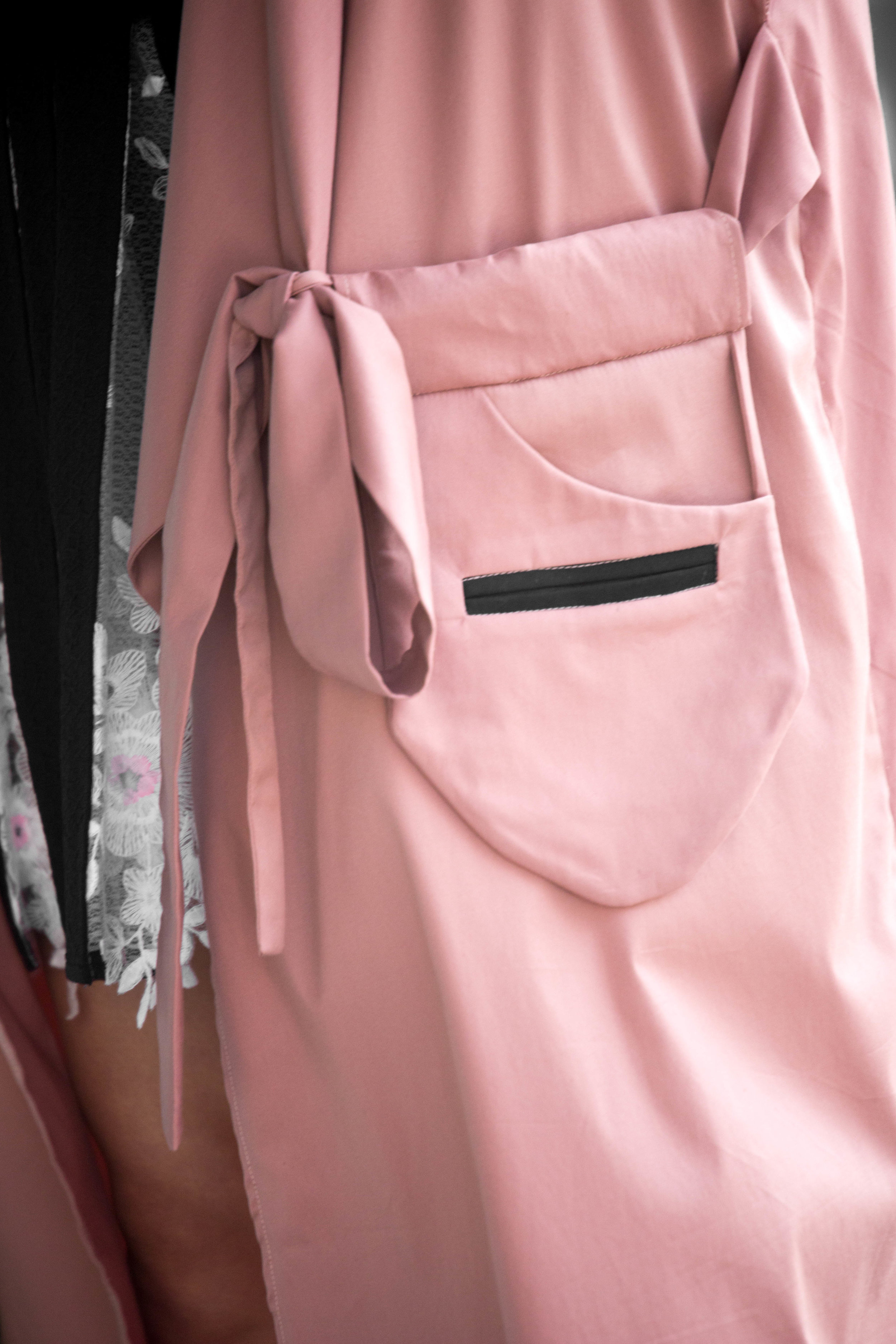 Rhoda Wong Dusty Rose Sleeveless Trench