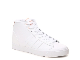 Women's adidas NEO Cloudfoam Daily QT High-Top Sneaker - White