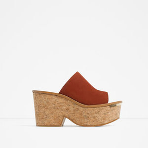 Zara Cork Wedges