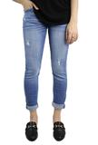 Peridot Boutique Mia Mid Rise Relaxed Skinny Jeans