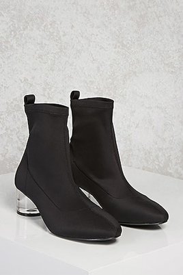 Forever 21 Sock Ankle Boots