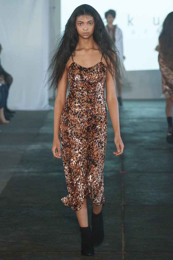 Saku Leopard Print Dress AW16
