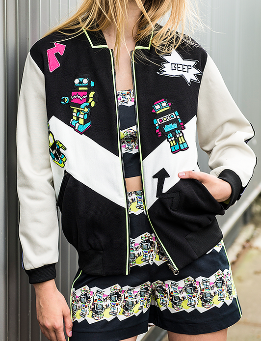 deux A Robot Bomber Jacket