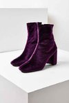 Ego Purple Velvet Boots