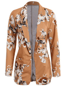 Zaful Floral Blazer