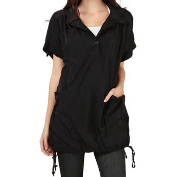 Mad-Style Black Charlie Blouse