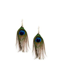 Last Call Peacock Earrings