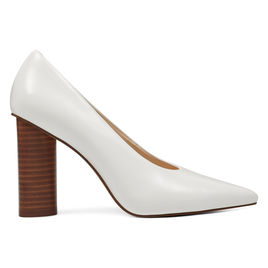 Nine West Yemetra White Pointy Toe Pumps