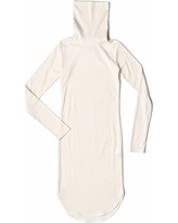 SAKU New York - High Neck Woven Dress Ivory