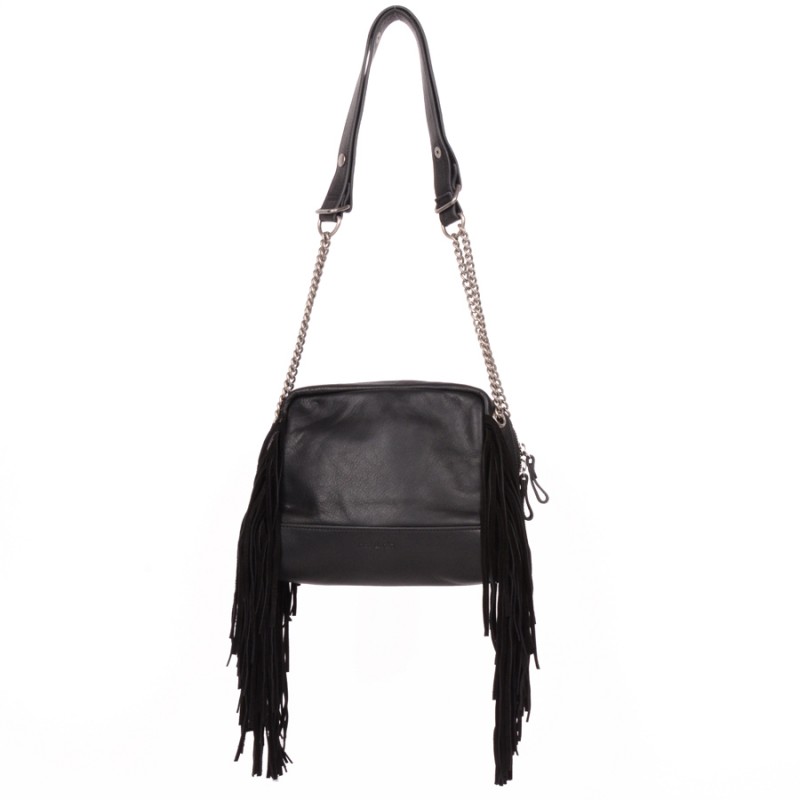 Nat & Nin Giulia Leather Fringe Bag