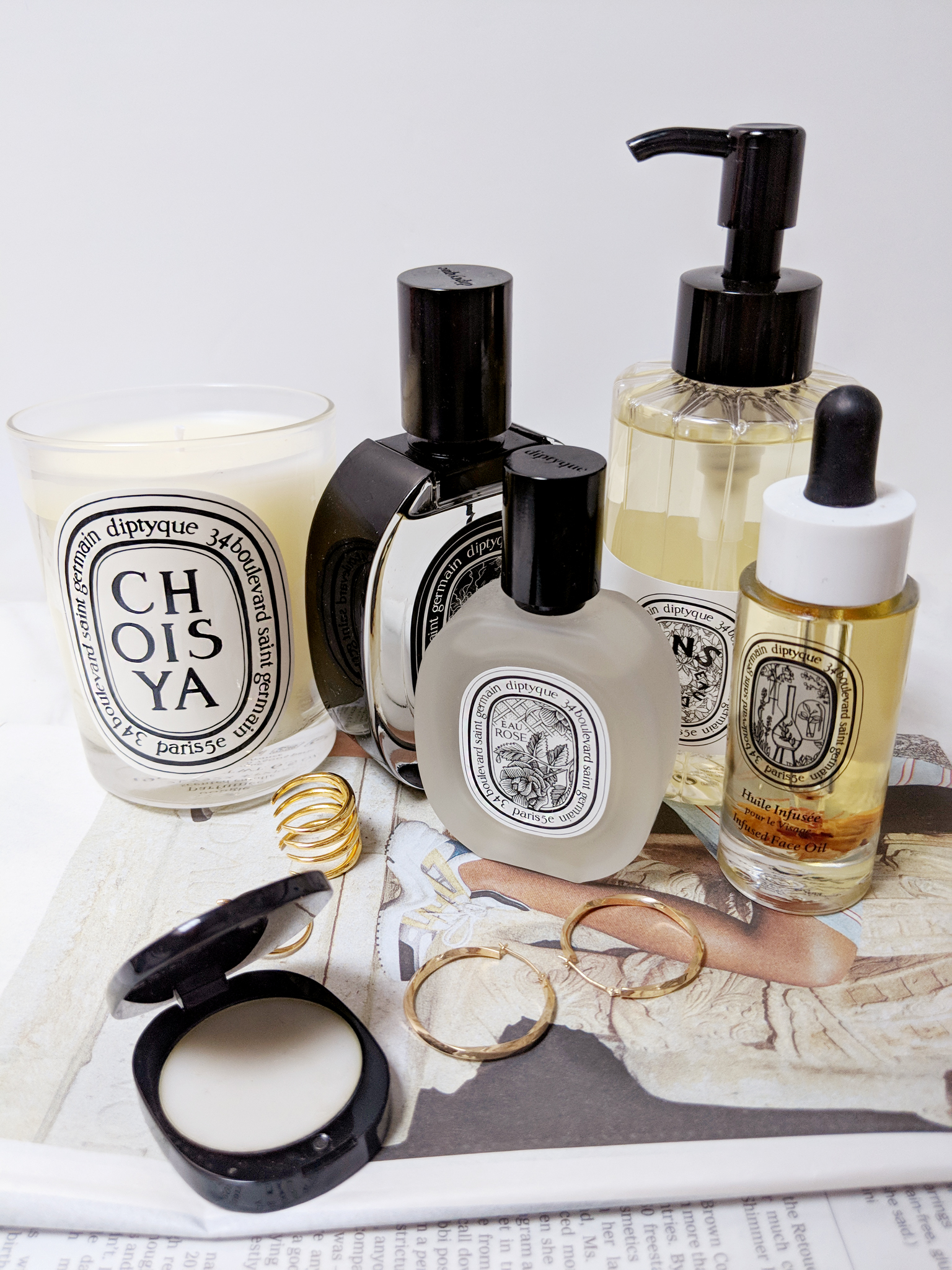 Diptyque beauty products