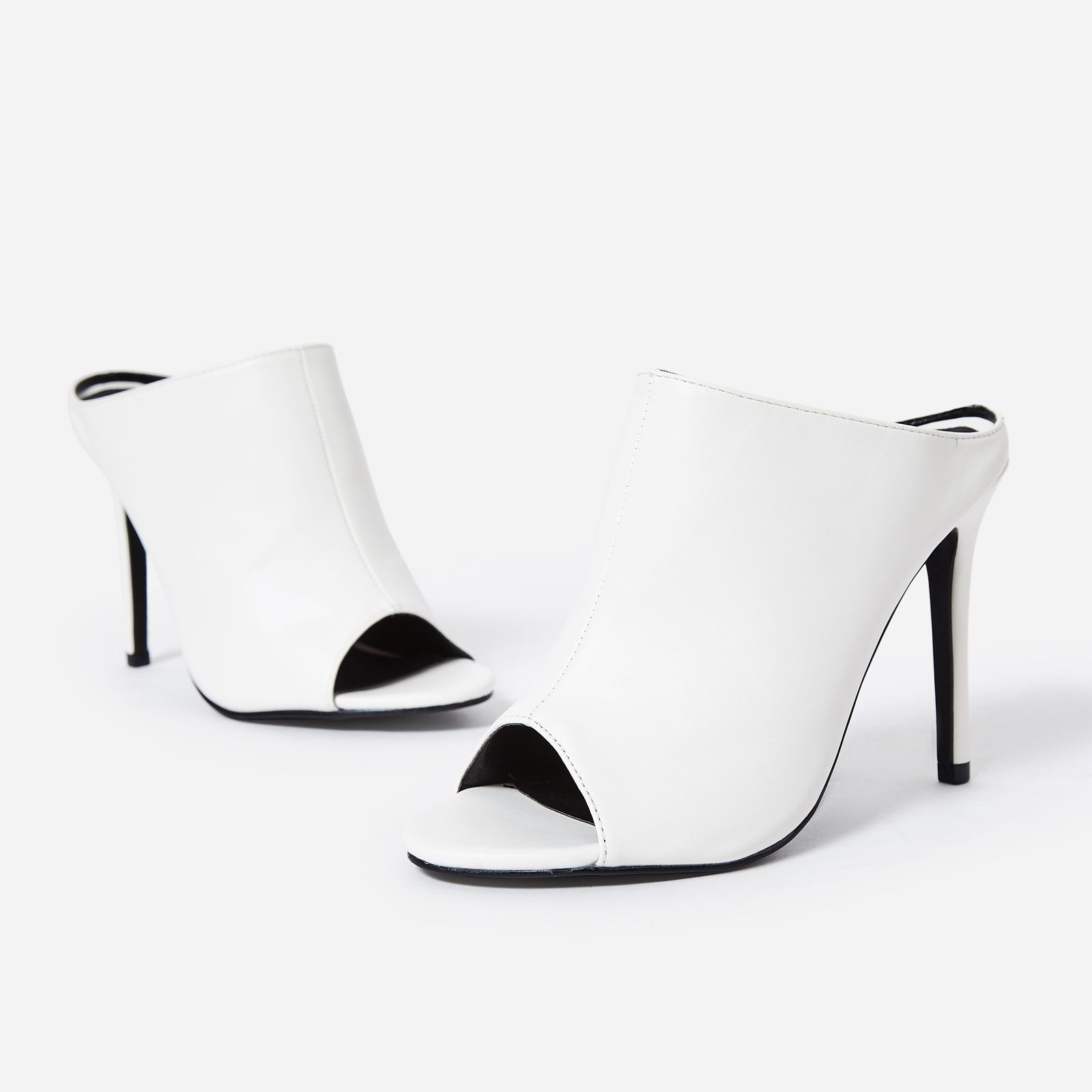 Ego peep toe mule