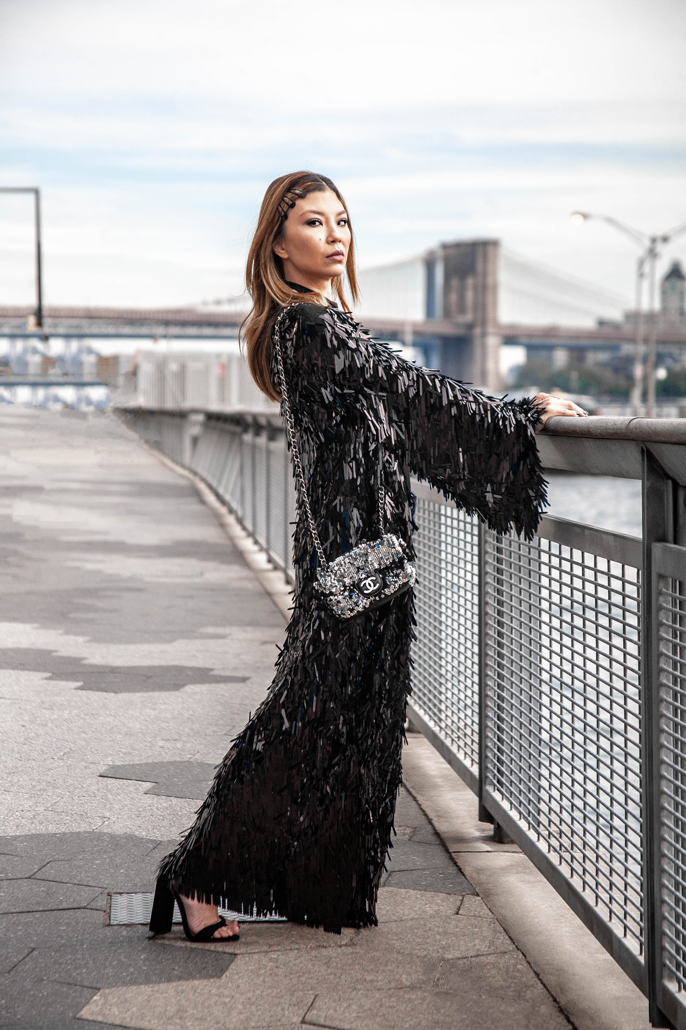 The Chicest Dramatic Sequined Duster — Suzanne Spiegoski