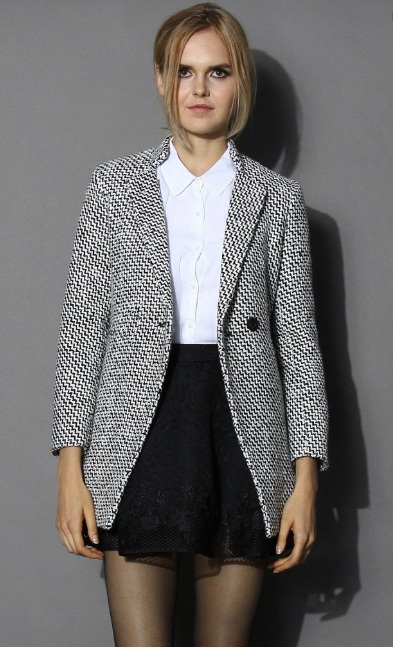 Chicwish tweed jacket