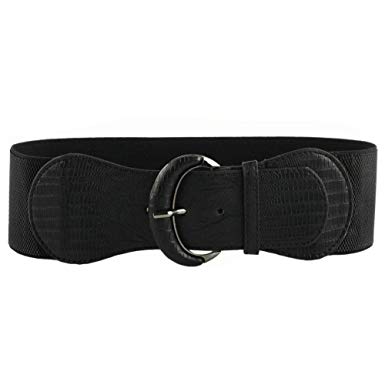 Black elastic belt