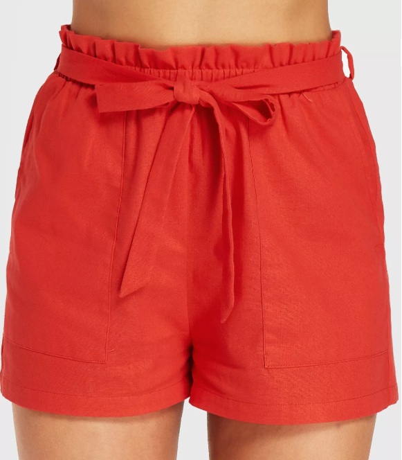 Red Orange Shorts