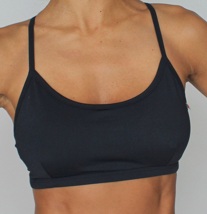 Black sports bra